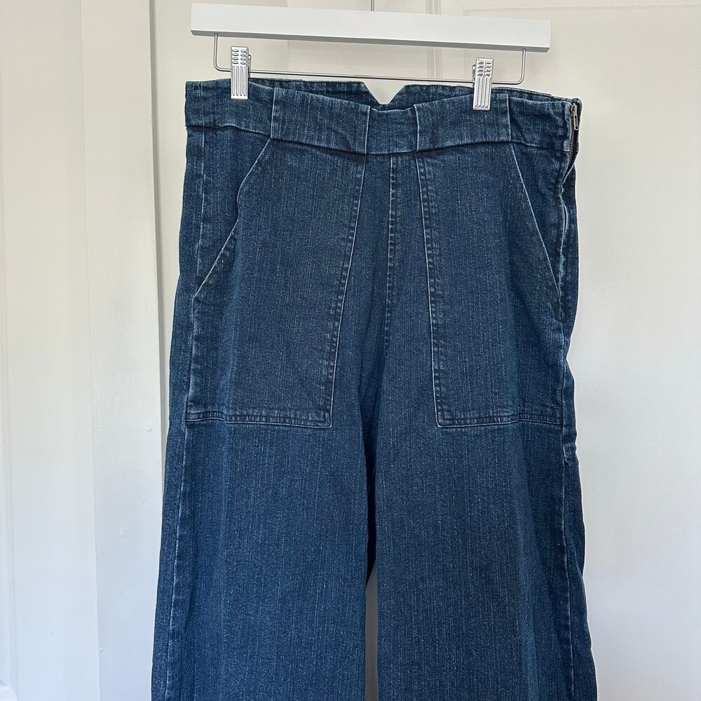 Loup (M) Sabrina Wide Leg Jeans Dark Wash Made in USA Sustainable - Picture 5 of 10